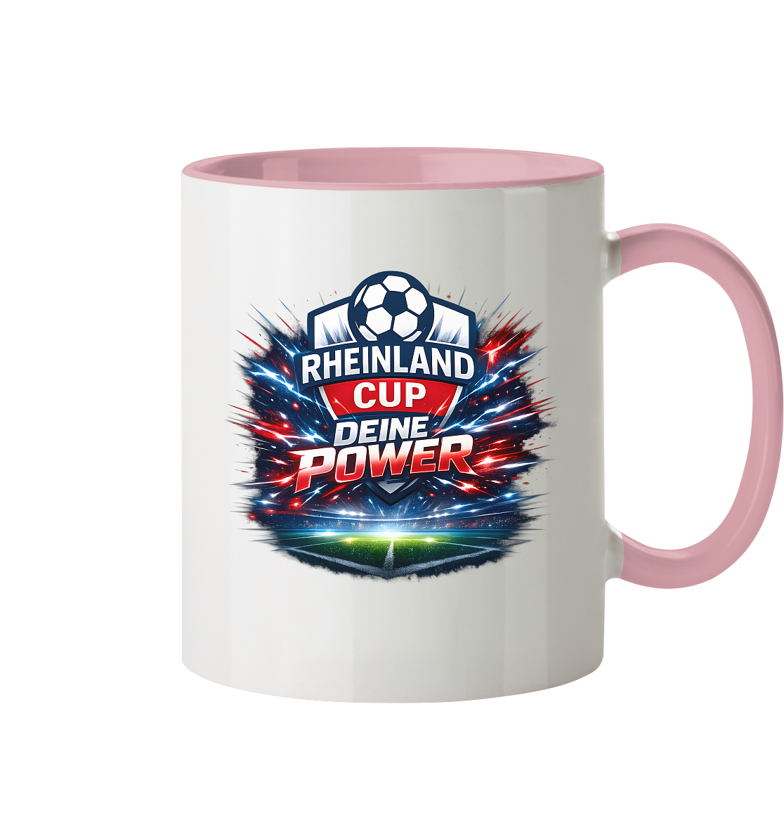 Rheinland Cup Düsseldorf Deine Power - Tasse zweifarbig