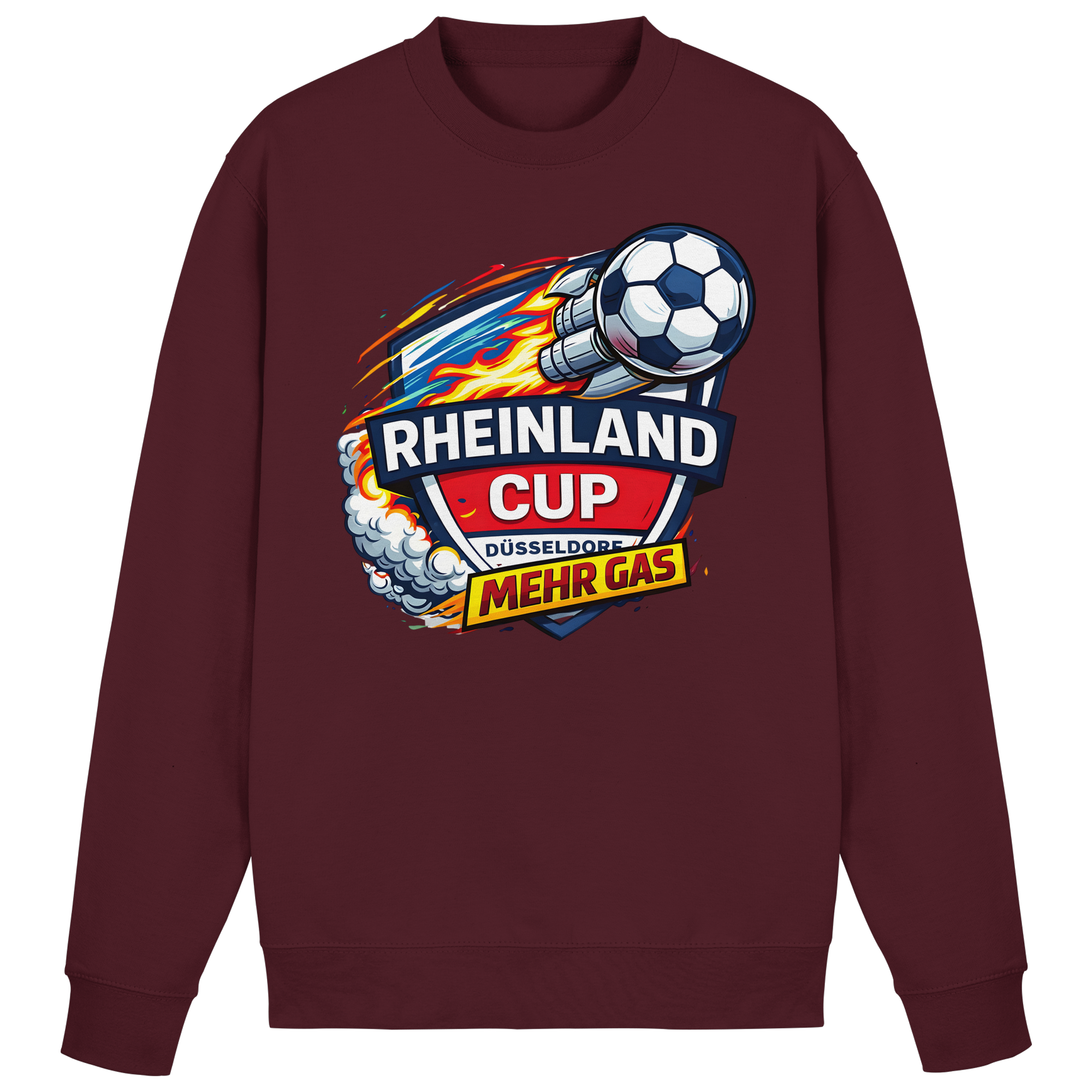 Rheinland Cup Düsseldorf Mehr Gas - Basic Sweatshirt