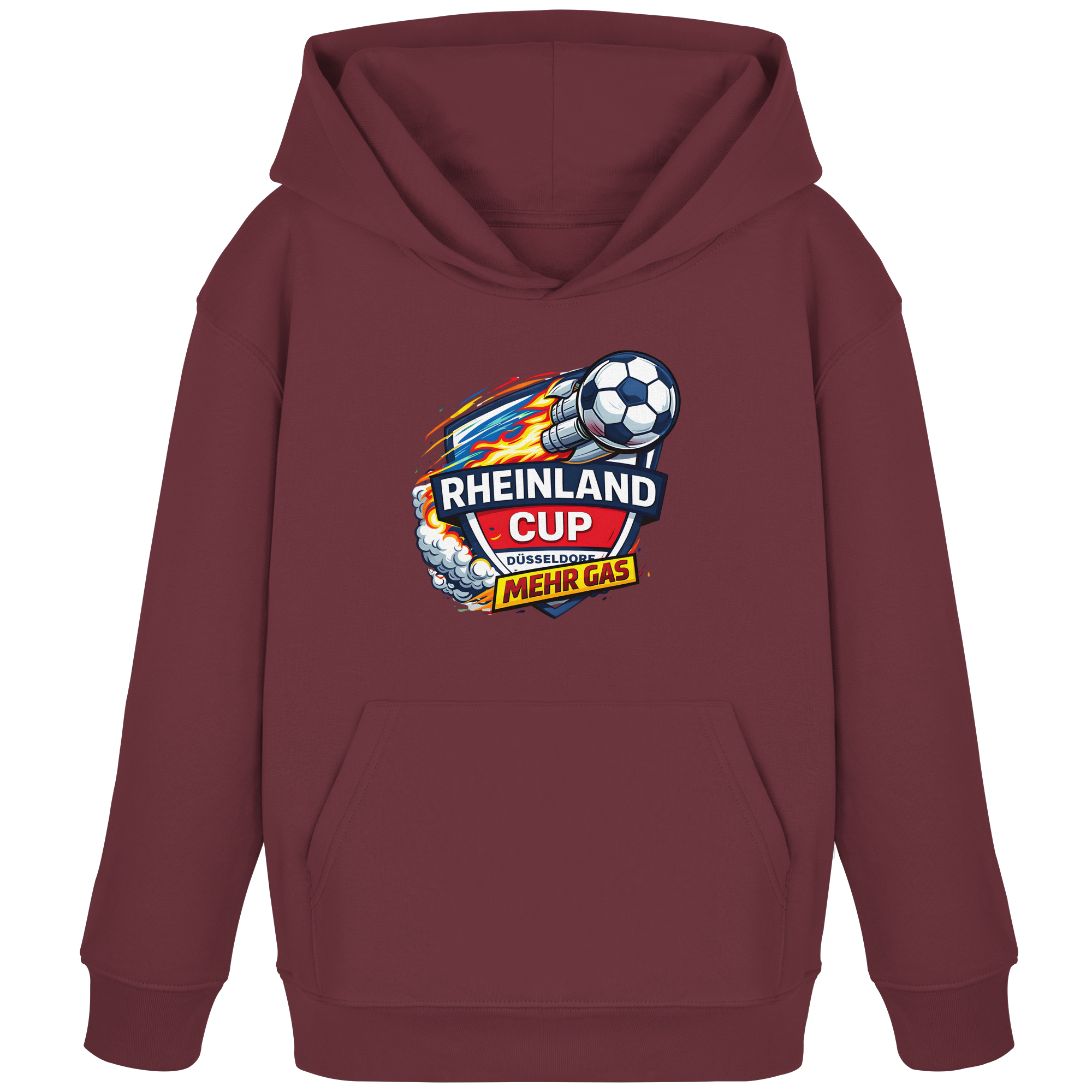 Rheinland Cup Düsseldorf Mehr Gas - Kids Organic Hoodie