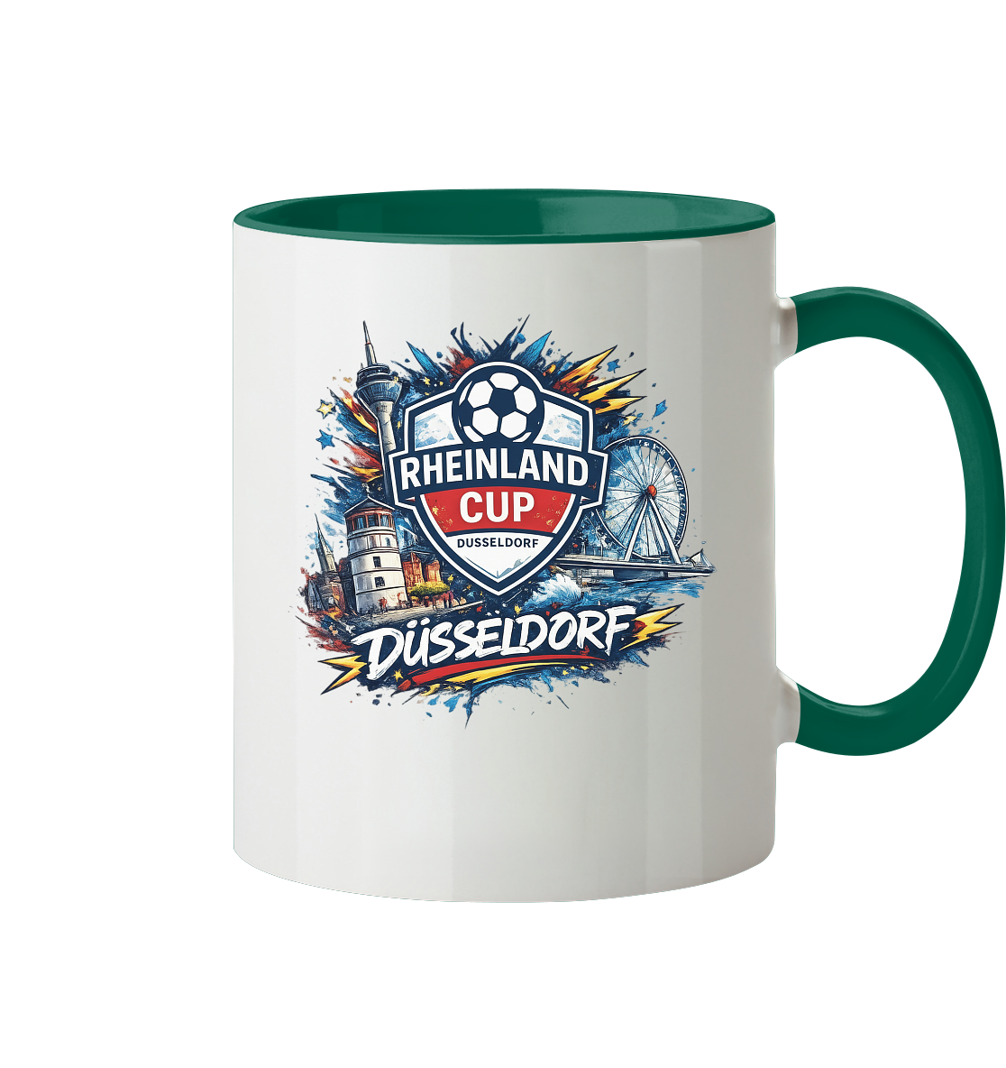 Rheinland Cup Düsseldorf - Tasse zweifarbig
