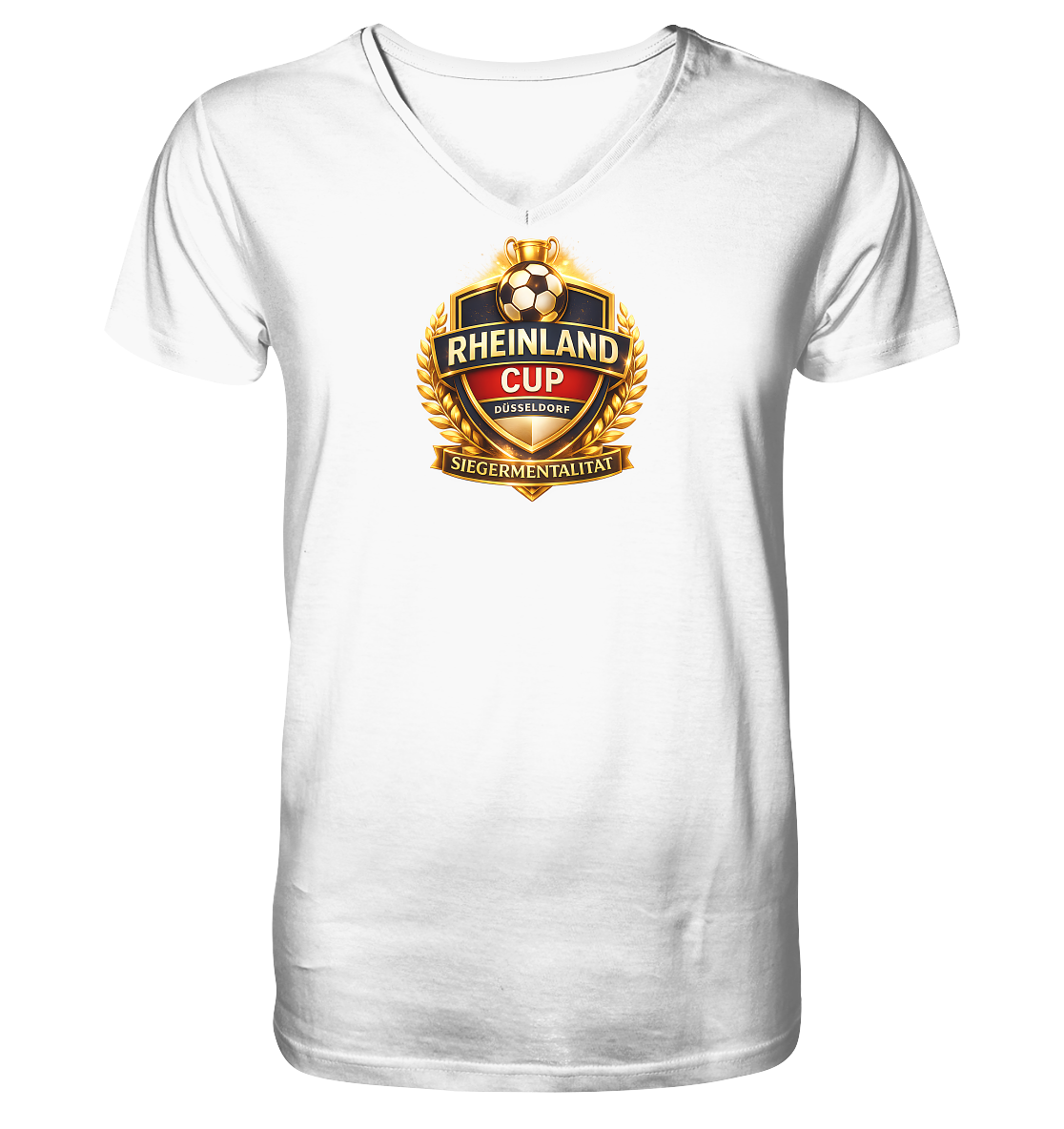 Rheinland Cup Siegermentalität - V-Neck Shirt