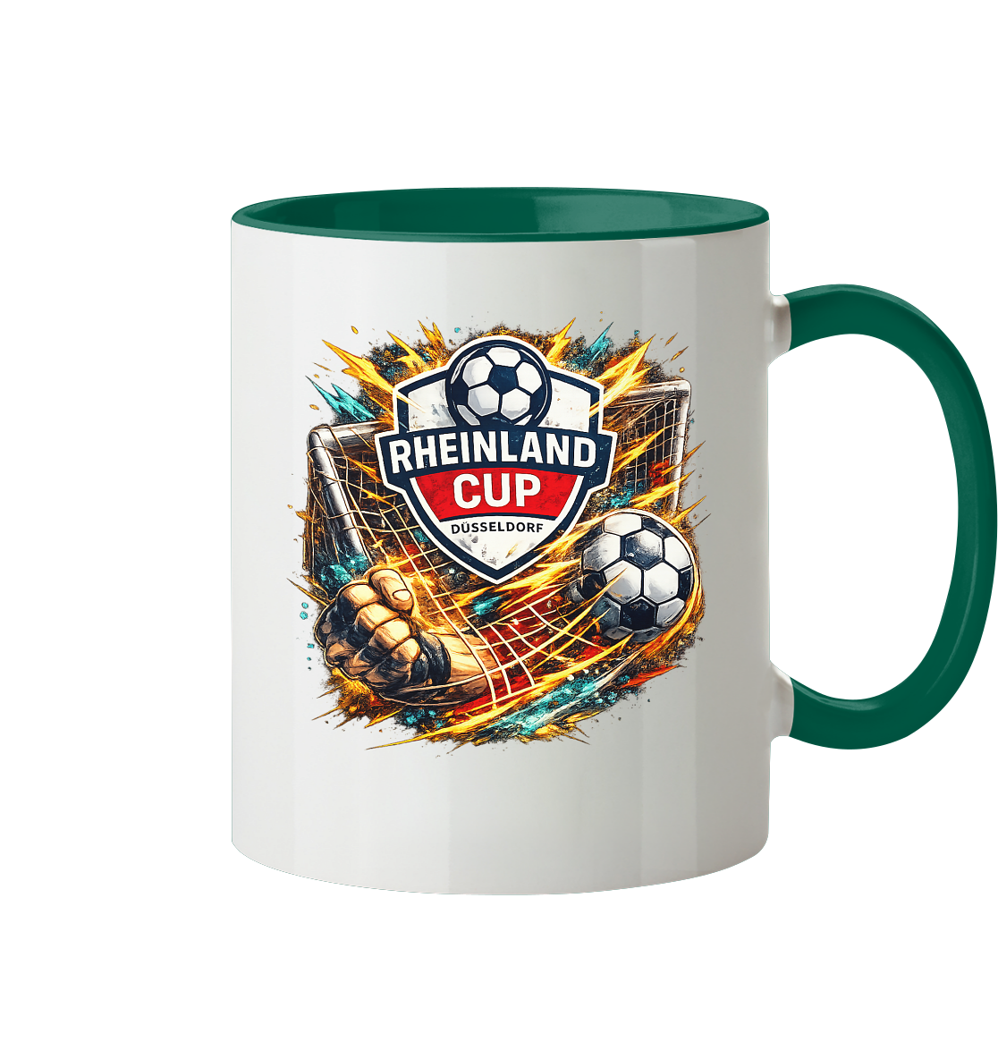 Rheinland Cup Volle Kraft - Tasse zweifarbig