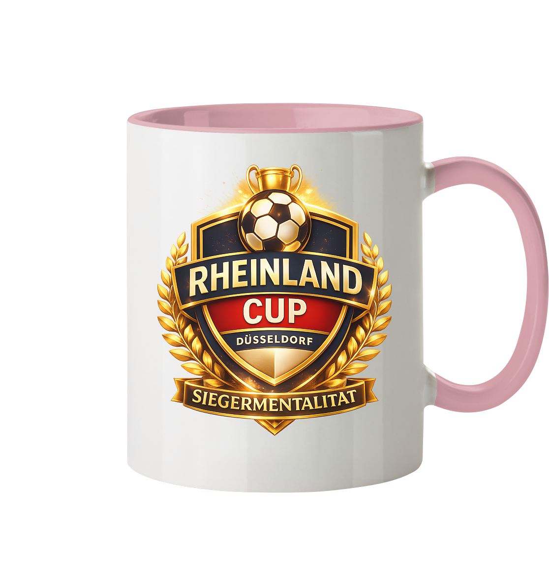 Rheinland Cup Düsseldorf Siegermentalität - Tasse zweifarbig