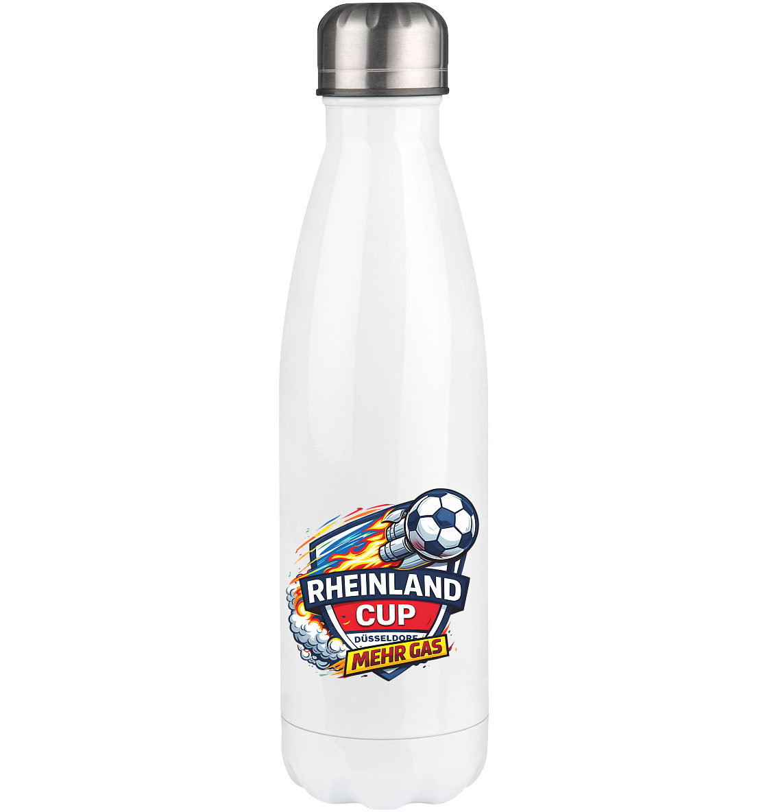 Rheinland Cup Düsseldorf Mehr Gas - Thermoflasche 500ml
