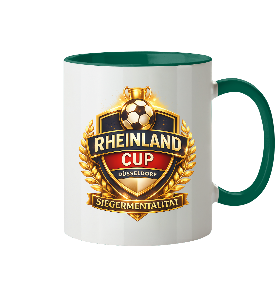 Rheinland Cup Siegermentalität - Tasse zweifarbig