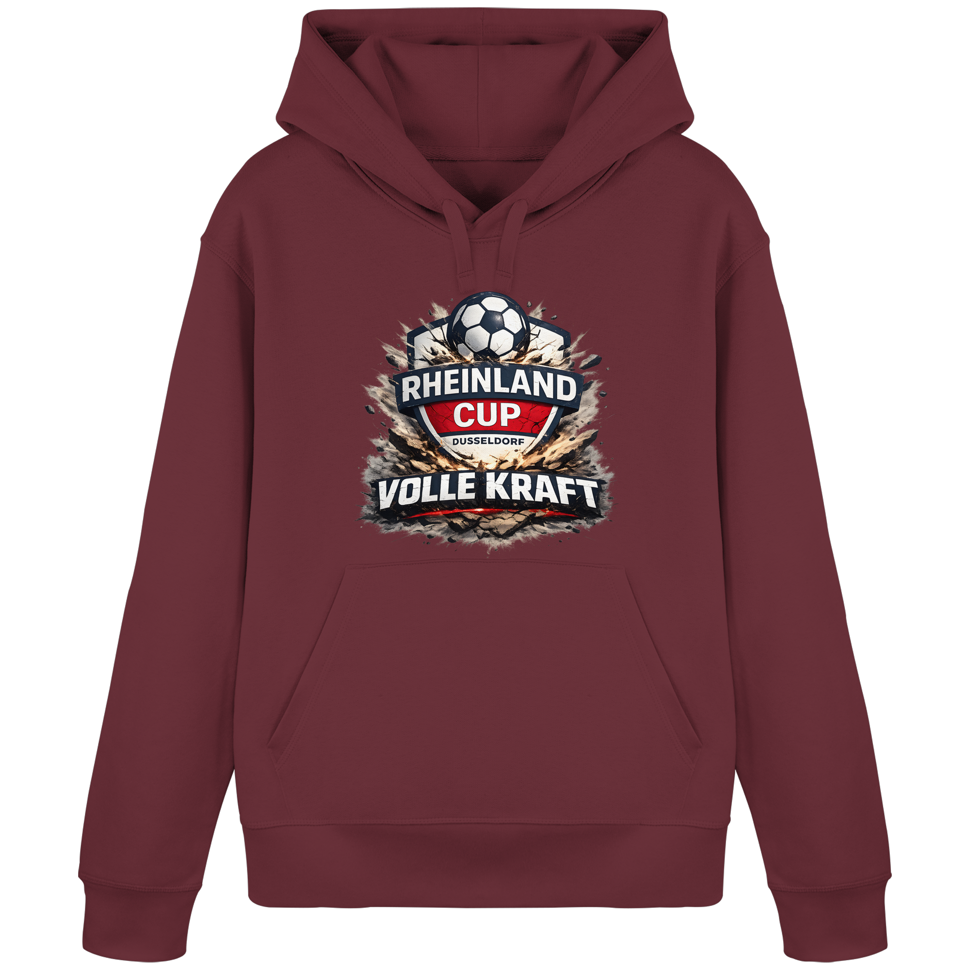 Rheinland Cup Düsseldorf Volle Kraft - Organic Basic Hoodie