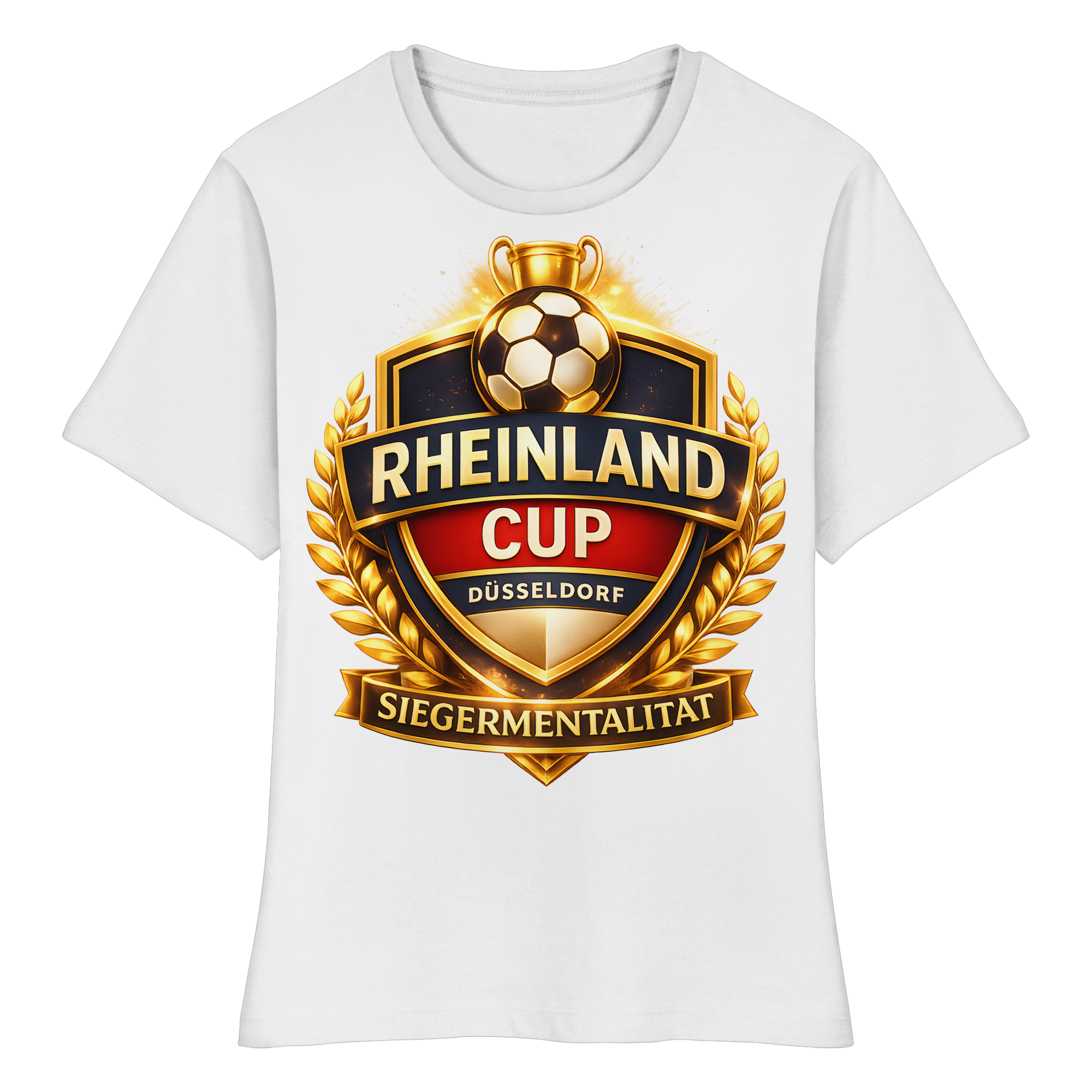 Rheinland Cup Düsseldorf Siegermentalität - Fitted Ladies Organic Shirt