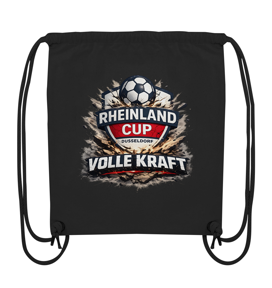 Rheinland Cup Düsseldorf Volle Kraft - Organic Gym-Bag