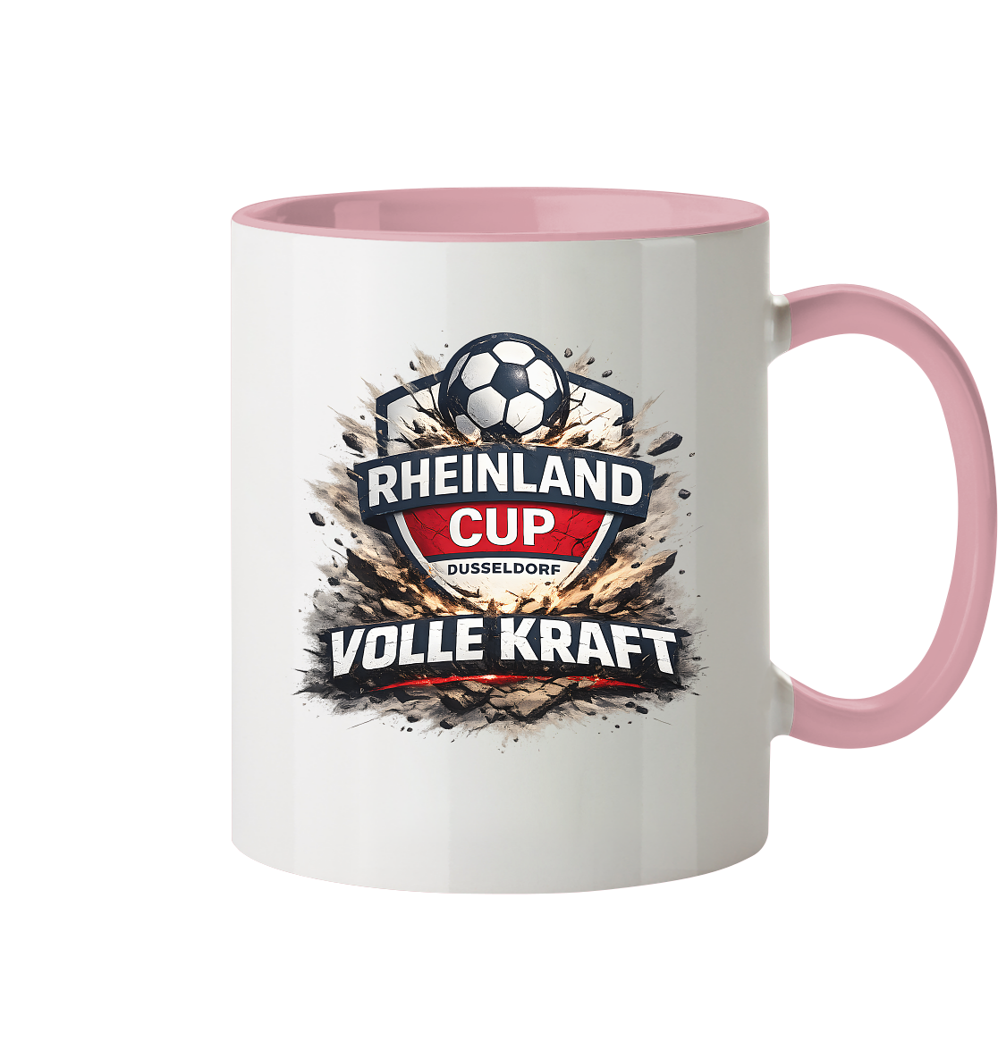 Rheinland Cup Düsseldorf Volle Kraft - Tasse zweifarbig
