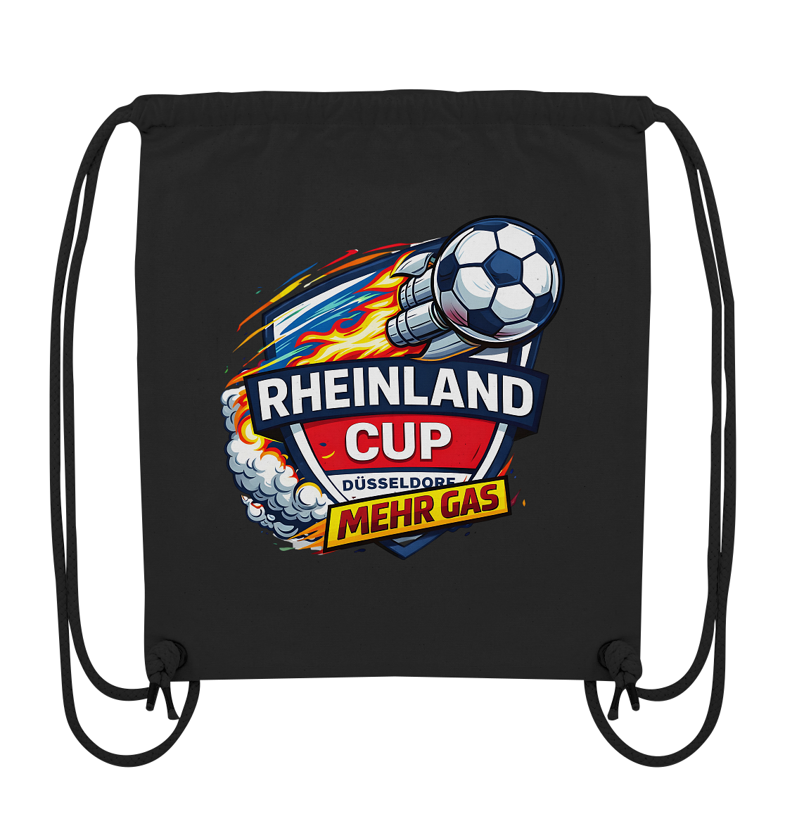 Rheinland Cup Düsseldorf Mehr Gas - Organic Gym-Bag