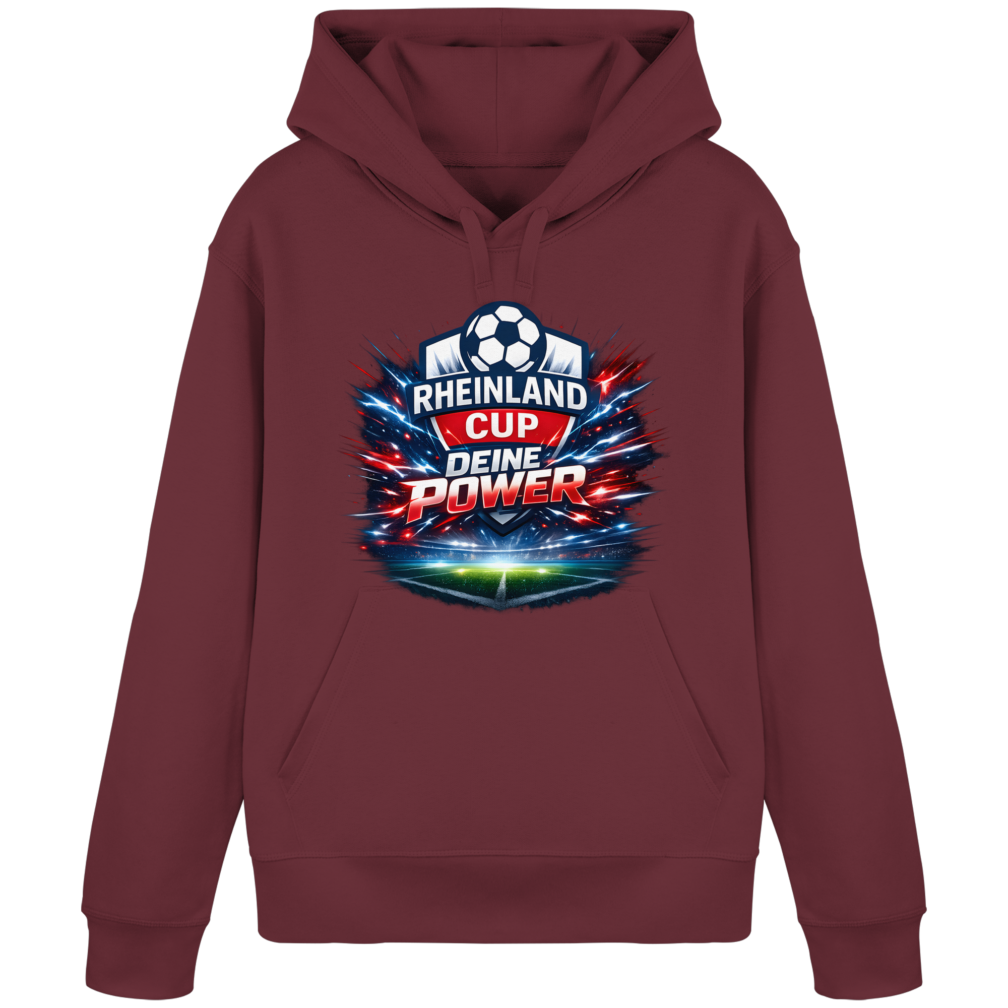 Rheinland Cup Düsseldorf Deine Power - Organic Basic Hoodie