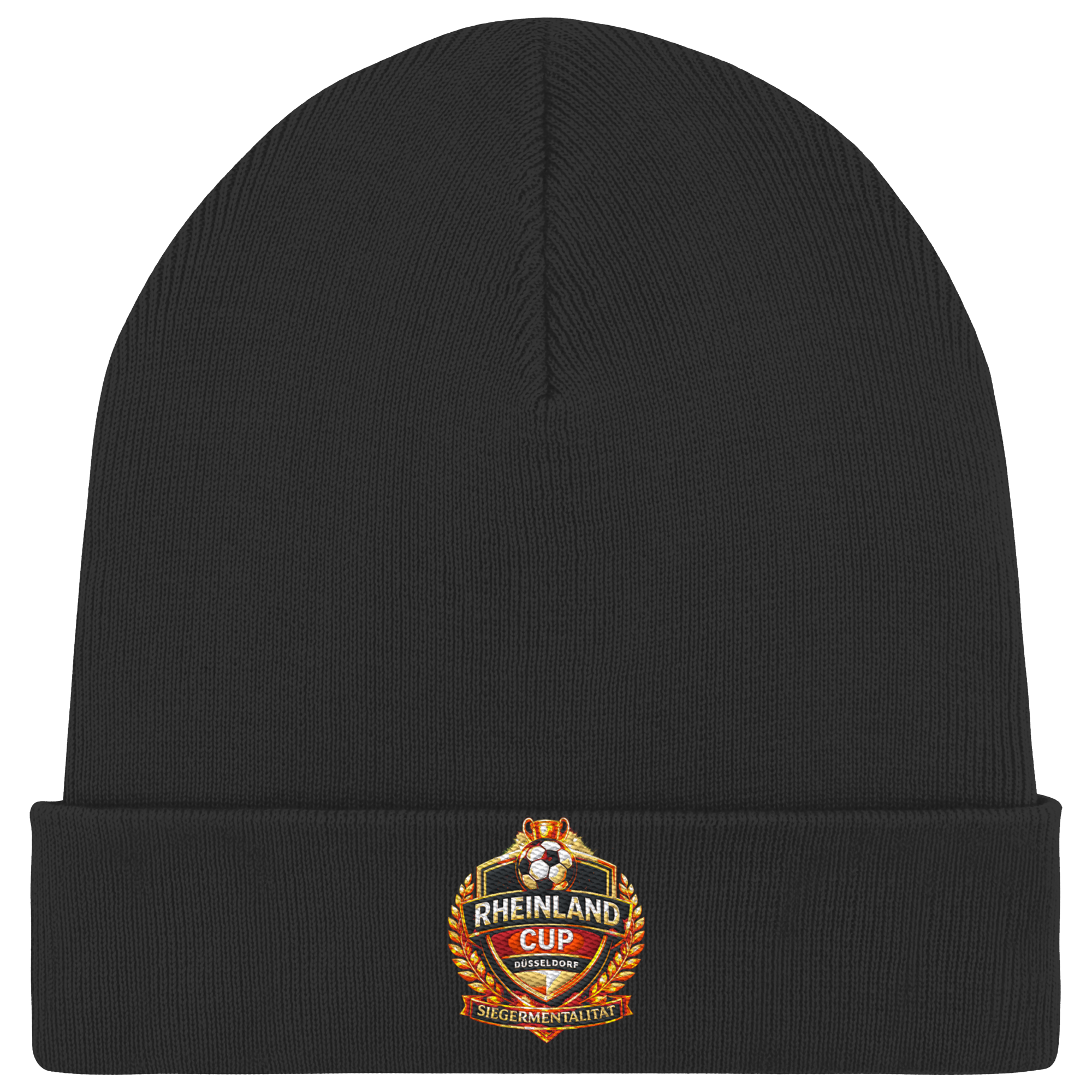 Rheinland Cup Düsseldorf Siegermentalität - Organic Rib Beanie